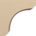 thumbnail image 3 of 8"W x 16"D x 16"H Classic Legacy Rough Cedar Woodgrain TimberThane Corbel, Primed Tan, 3 of 6