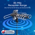 thumbnail image 4 of onn Outdoor TV Antenna with Mounting Pole, 85-mile Range (Reception Varies by Location), Supports HDTV & 4K UHD, 4 of 14