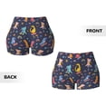 thumbnail image 4 of KLL Cartoon Dinosaur Pattern Workout Shorts for Women Scrunch Short Gym Yoga Running Sport Active Exercise Fitness Shorts, 4 of 8