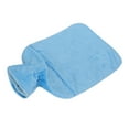 Hot Water Bag with Soft Plush Cover Home Portable Soreness Relief 2L PVC Hot Water Bottle for