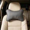 thumbnail image 6 of DAMAI Car Headrest Pillow, Soft Breathable Auto Car Seat Neck Rest Pad with Dog Bone Shape & Leather Design, Comfortable Head Neck Support Cushion for Traveling Car Home Office Chair, 6 of 6