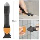 thumbnail image 5 of Raspador multifuncional Espátula de pegamento de vidrio Espátula de metal Borde de esquina de pared hermosa herramienta de costura raspador de silicona Negro 1 pieza, 5 of 5