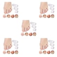 thumbnail image 1 of Qarigey 10 Pieces Toe Tubes Sleeves Flexible Compression Sleeves Accessory Good Foot Reusable Protection Toe Simple Washable Design Gel No.1 5piezas Qarigey CBP230696, 1 of 6