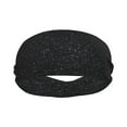 thumbnail image 2 of Wukai Black Glitter Sports sweatband,Men & Women Sweatband Headband for Running, Cross Training, Racquetball, Working Out, 2 of 7