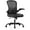 Black Office Chair, variant on Ergonomic Office Chair Big and Tall, 350LBS Capacity, 6'5" Tall Max, Home High Back Desk Chair for Long Hours Comfortable, Adjustable Lumbar Support and Headrest, Flip-up Arm and PU Wheels, Black