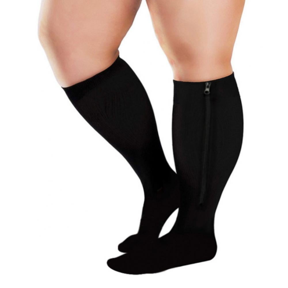 Aosijia Zipper Compression Socks Women and Men Closed Toe Compression