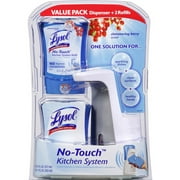 Lysol Shimmering Berry Scent No-Touch Liquid Soap Kitchen System