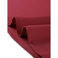thumbnail image 7 of MODA NOVA Junior's Solid Long Sleeve Pleated Tie Neck Shirt Burgundy XS, 7 of 7
