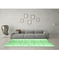 thumbnail image 3 of Ahgly Company Indoor Rectangle Abstract Emerald Green Contemporary Area Rugs, 3' x 5', 3 of 4