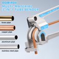 thumbnail image 3 of Dobladora de tubos DOMINOX 3 EN 1 para tubos de aluminio, latón y cobre, 3 of 7