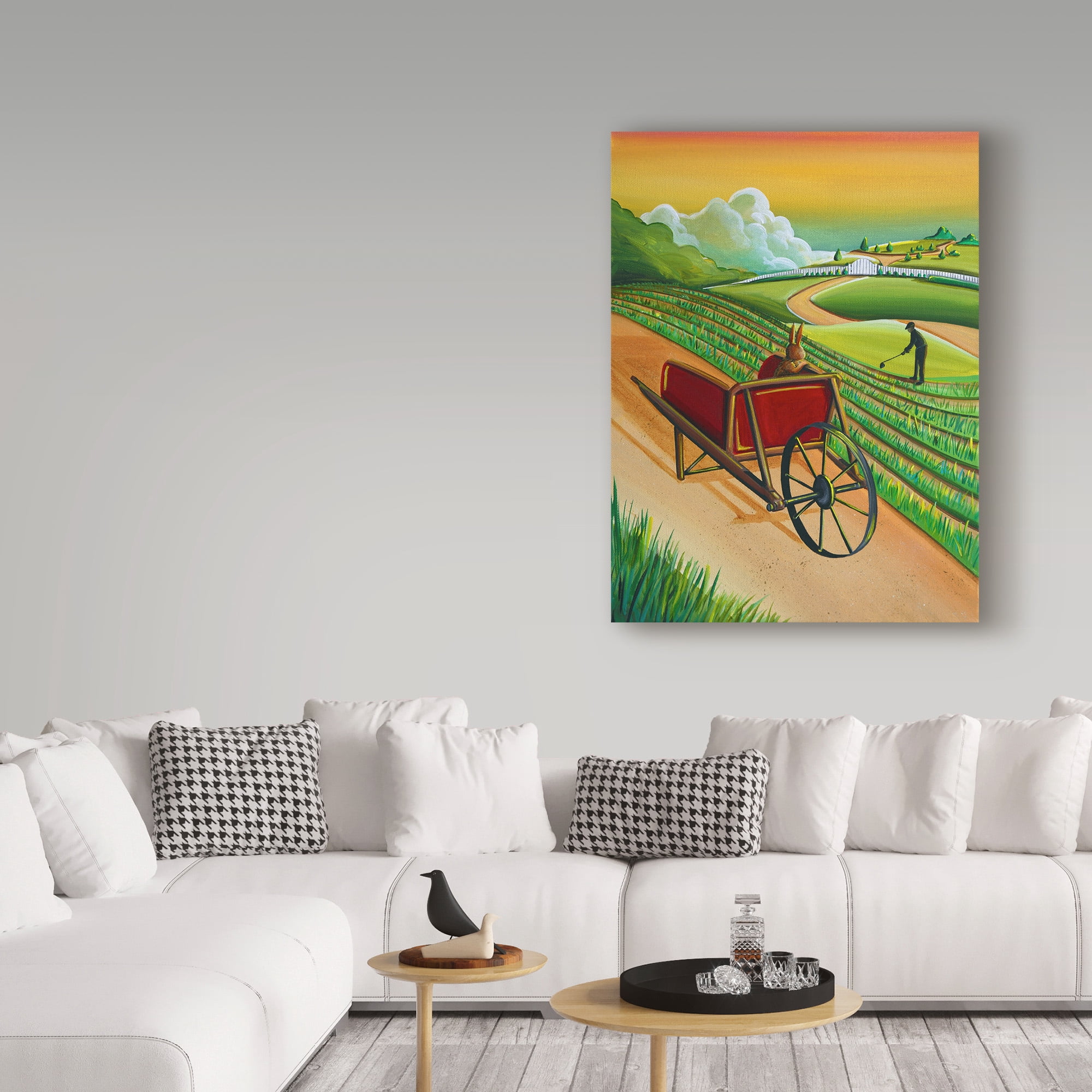 Trademark Fine Art 'Peter Rabbit 15' Canvas Art by Cindy Thornton