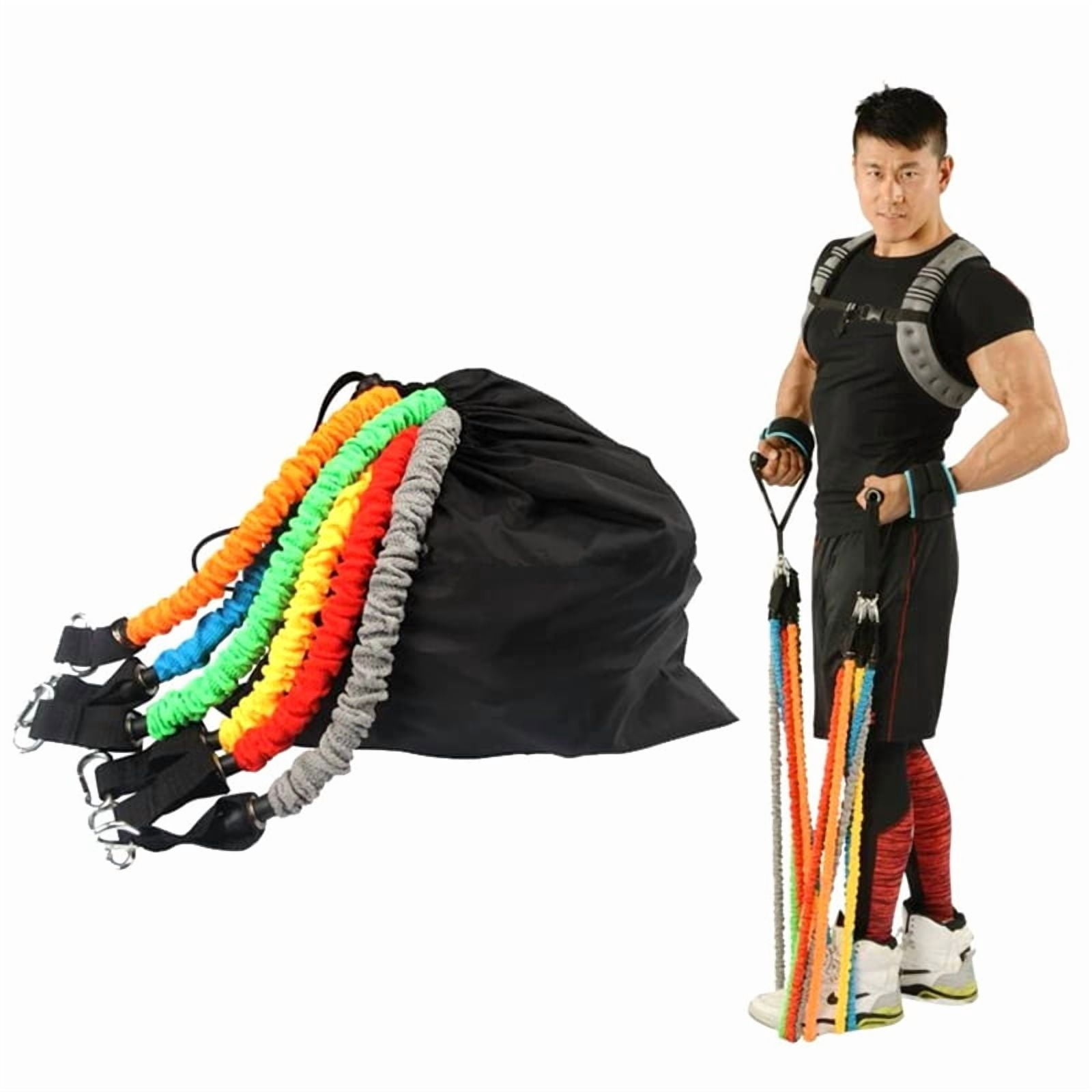 150lbs Resistance Bands Set Yoga Band Strength Training Exercise Resistance Band Fitness Exercise Elastic Rope Set
