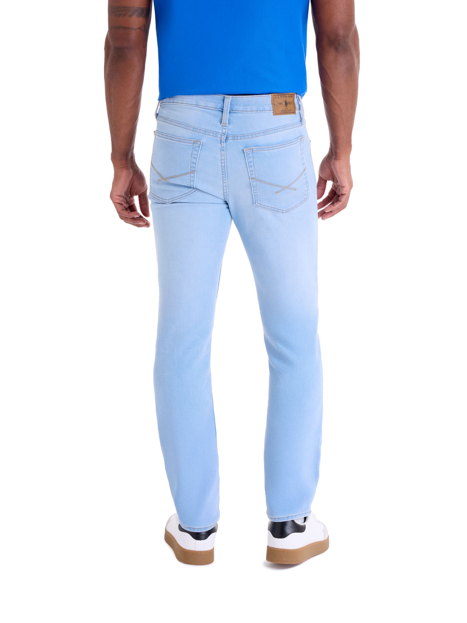 U.S. Polo Assn. Men's Slim Straight Knit Denim Jean
