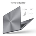 thumbnail image 3 of ASUS VivoBook F510UA FHD Laptop, Intel Core i5-8250U, 8GB RAM, 1TB HDD, USB-C, NanoEdge Display, Fingerprint, Windows 10, Star Gray (F510UA-AH51), 3 of 5