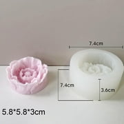 JDH Silicone Flower Silicone Candle Mold Soap Wax Making Aromatherapy Decor Crafts Home H8I8