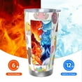 thumbnail image 6 of KLL Happy Easter1 Print 40oz Stainless Steel Insulated Car Cup with Spillproof Lid - Keep Your Drink Hot or Cold on the Go-Straw Three-piece Set, 6 of 8