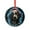Pattern, variant on Glass Christmas Ornament Santa Dog With Christmas Lights Christmas Ornament Round Glass Dog Lovers Holiday Decor And Xmas Gifts Ideas