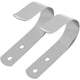 thumbnail image 1 of Ganchos de pared de metal curvo - 2 ganchos de pared atornillables - Acero galvanizado - Ganchos universales para almacenamiento y clasificación - Ganchos para garaje, sótano, taller JAMW Sencillez, 1 of 5