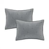 Better Homes & Gardens Cotton Chambray King Sham, Gray, 2 Piece