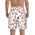 thumbnail image 3 of Yiaed Different Meat Print Men's Swim Trunks with Lining Quick Dry Sports Shorts Beach Shorts Boardshorts-Medium, 3 of 5