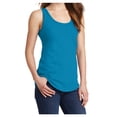 thumbnail image 4 of Yellow Rooster Women's Core Cotton Tank Top Neon Blue S, 4 of 6