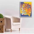 thumbnail image 6 of Epic Graffiti 'Theatre Masks' by David Chestnutt, Giclee Canvas Wall Art, 26"x34", 6 of 8