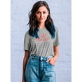thumbnail image 2 of Fake Romance Design Shaped T-Shirt Women -Image by Shutterstock, Female XX-Large, 2 of 4