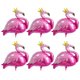 thumbnail image 1 of 6 globos de aluminio con forma de flamenco y corona para fiesta hawaiana., 1 of 7