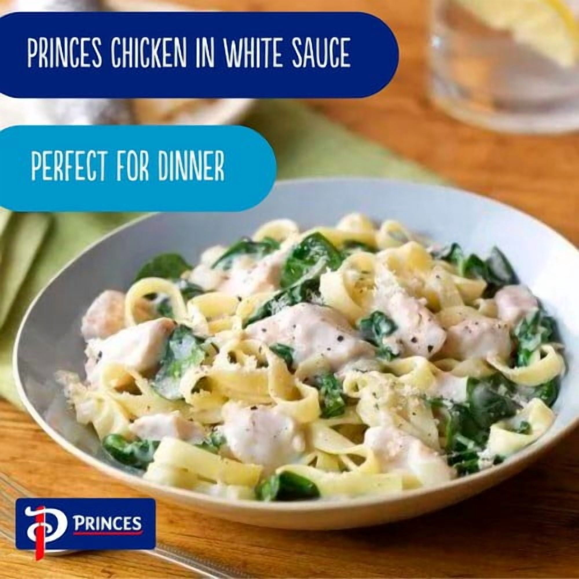 Princes Chicken in White Sauce 392g, British Import (Pack of 3)