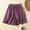 Purple, variant on AXXD Womens Shorts Black Summer Solid Cotton Pocket Loose And Comfy Shorts Mother's Day