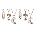 thumbnail image 1 of Sonducket 3 Pieces Moon Necklace Adjustable Dainty Gemstones Pendant Accessories Tree Wire Ring Women of Jewelry Life Wrap for Daily Wear Type1 NO1 Sonducket CBP220161, 1 of 1