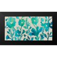 thumbnail image 2 of Vassileva, Silvia 18x11 Black Modern Framed Museum Art Print Titled - Teal Trio I, 2 of 5