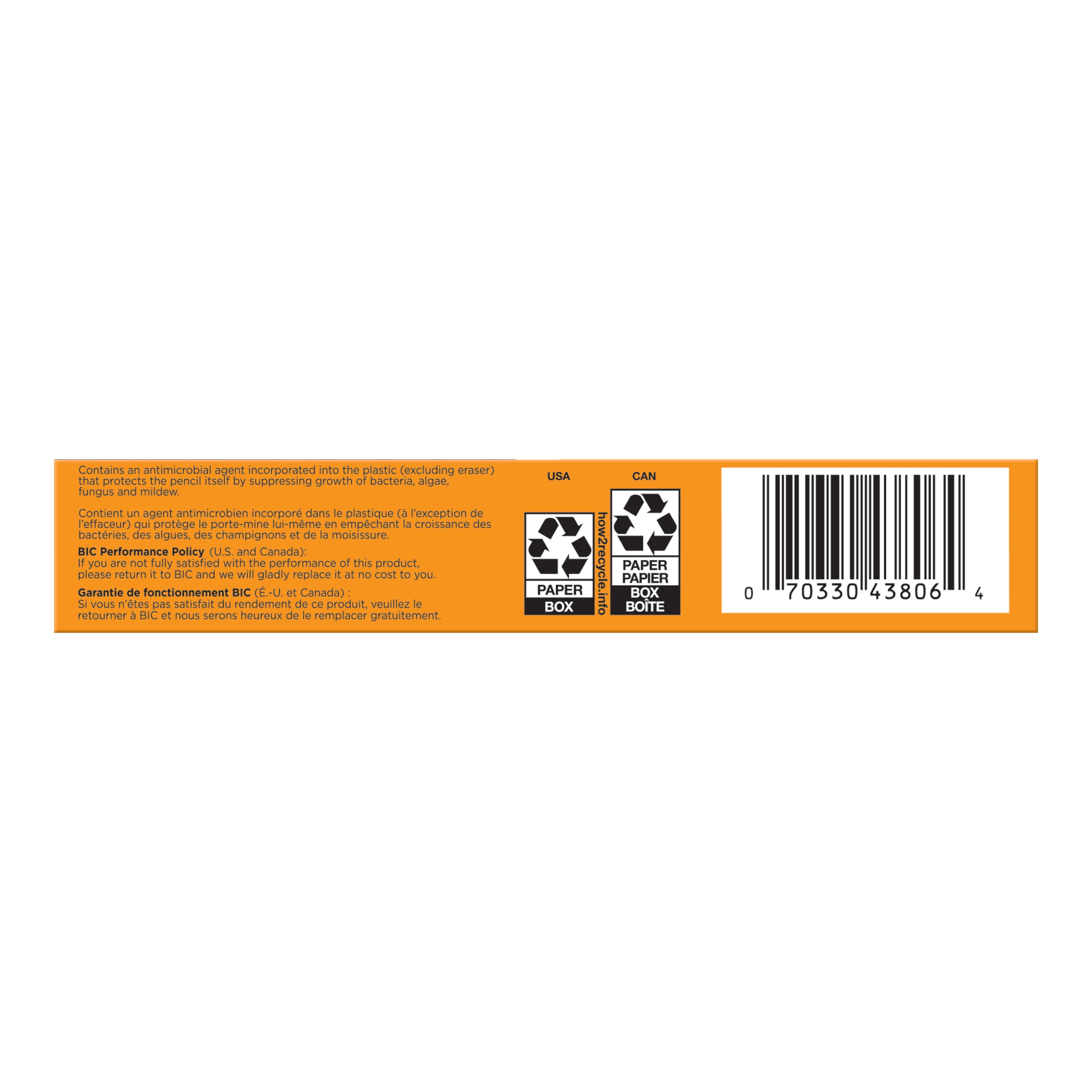 BIC PrevaGuard Media Clic #2 Mechanical Pencil, Medium Point (0.7mm), 12-Count, Smooth Writing, Contains Built-In Protection on the Pen