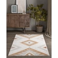 thumbnail image 5 of Rugs.com Eco Southwestern Collection Rug – 2' x 3' Ivory Medium Rug Perfect For Entryways, Kitchens, Breakfast Nooks, Accent Pieces, 5 of 9