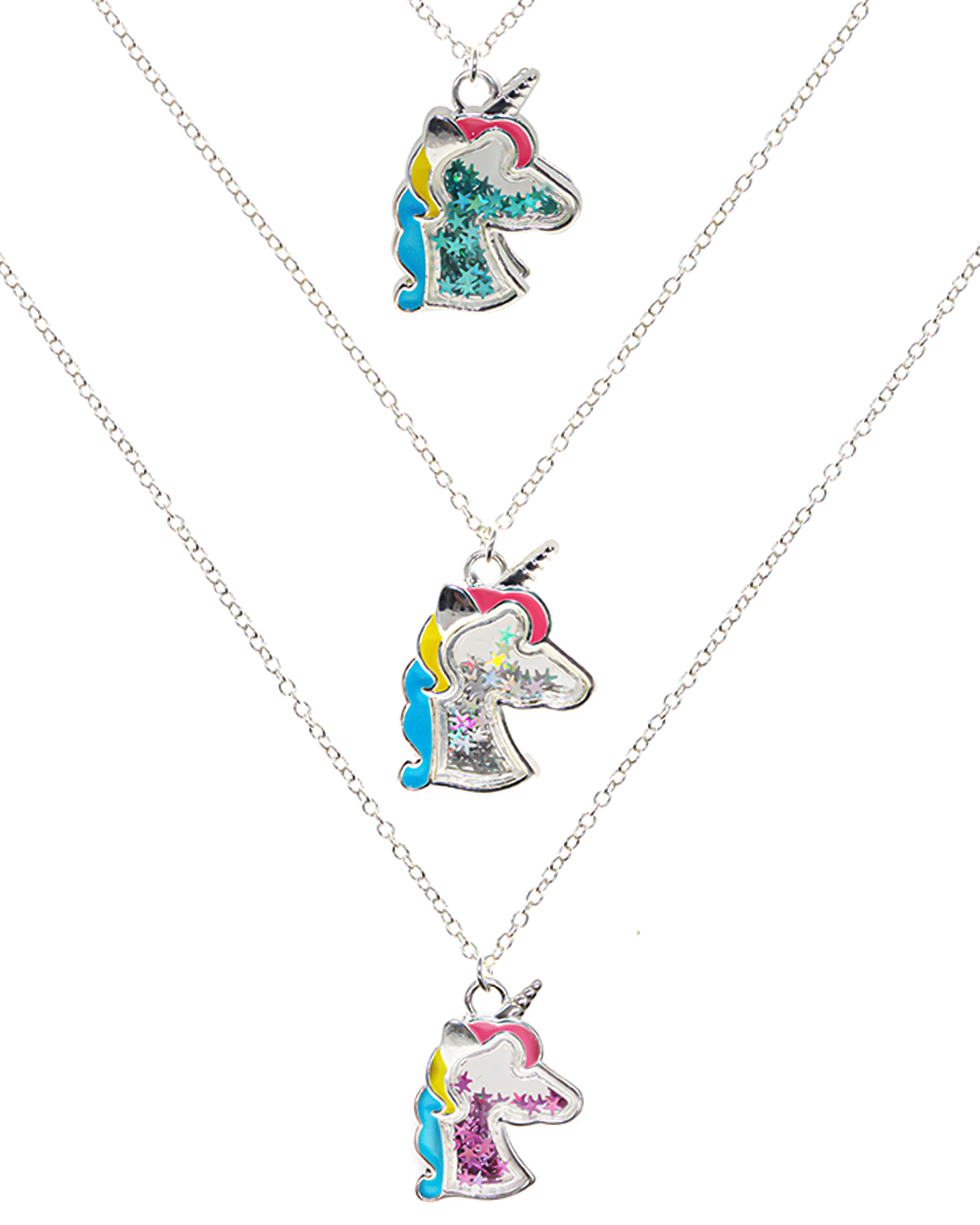 Customized Unicorn Necklace-Girls/Kids-I Love Unicorn,I Am A Unicorn Fairy Gift 