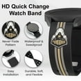 thumbnail image 2 of Boilermakers HD Unisex Watch Band for Samsung Galaxy Watch 4-7 and More,(20mm Long Stripes) by Affinity Bands, 2 of 5