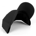 thumbnail image 6 of Daxton Performance Hat High Profile Structured Baseball Cap 3 Pack - Black,Black,Black, 6 of 6