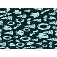 thumbnail image 1 of Ahgly Company Machine Washable Indoor Rectangle Transitional Deep Teal Green Area Rugs, 7' x 10', 1 of 7