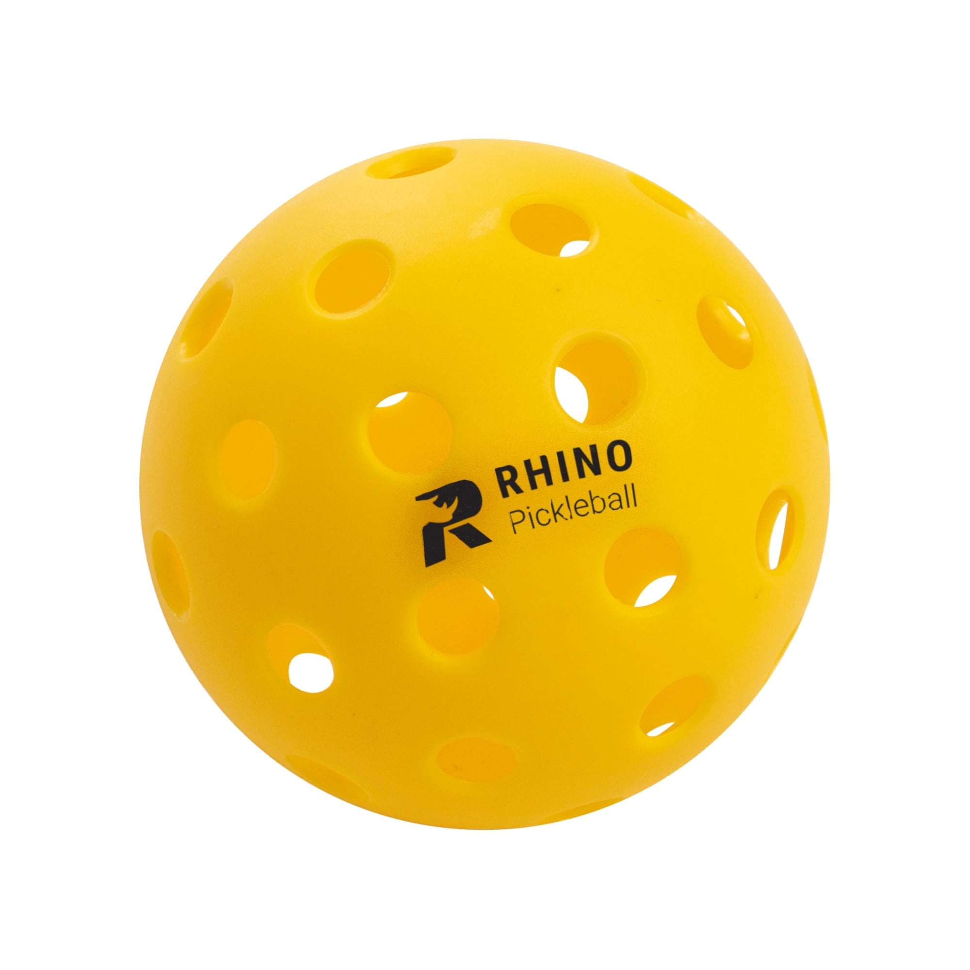 Champion Sports Outdoor Pickleball Balls - Official Size Outdoor Pickleballs - Yellow Pickleball Ball Set for Outdoor Courts - 6 Pack