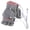 Light gray, variant on Women USB Heated Gloves,Winter Warm Automatic Constant Temperature Heating Gloves,Women Half Fingers Knitting Gloves