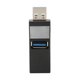 thumbnail image 2 of Hub USB3.0 3 en 1 USB3.0 a 1xUSB3.0 2xUSB2.0 USB C Hub Adaptador multipuerto para Win Office Business, 2 of 8
