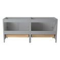 thumbnail image 4 of Fresca Oxford 71" Gray Traditional Double Sink Bathroom Cabinets, 4 of 4