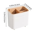 thumbnail image 3 of Aihimol Kitchen Tableware Holder 3 Compartments Chopstick Holder Cutlery Drying Rack Countertop Flatware Storage Organizer for Chopsticks, Spoons, Forks, Brushes, 3 of 6