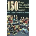 thumbnail image 1 of Pre-Owned 150 Things You Should Know about Security (Paperback) 0750698330 9780750698337, 1 of 1