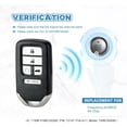 thumbnail image 3 of 4A Chip Replacement for 2018 - 2021 Honda Accord LX/LX-S/Sport Smart Remote Key Fob 433MHZ (1), 3 of 8
