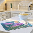 thumbnail image 6 of Dish Drying Mat Kitchen Pad Large Counter Absorbent Dish Mats Drainer Clematis in Full Bloom, 6 of 8