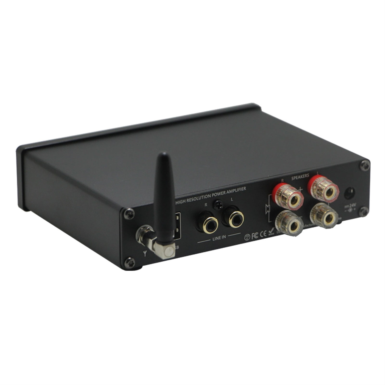 A12 Digtal Hifi Sound Power Amplifier With Class D Stereo Amp Treble & Bass For Home Theater Speakers BT5.0