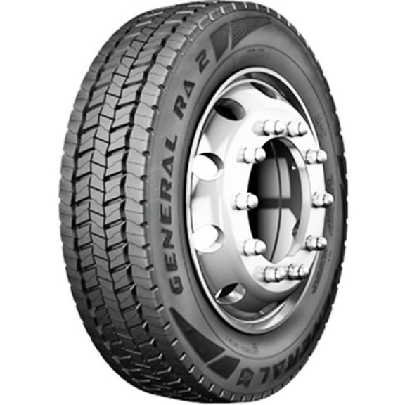 General RA 2 225/70R19.5 128/126N G 14 Ply All Position Commercial Tire