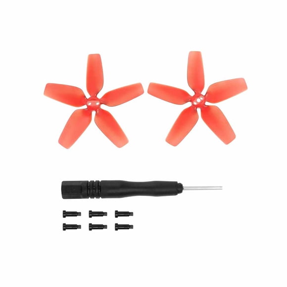 Matsuzay Hélices de plástico 2925S, 2 uds., cuchillas con destornillador Avata, accesorios para aviones no tripulados, accesorios fáciles de Accesorios para drones aéreos Rojo