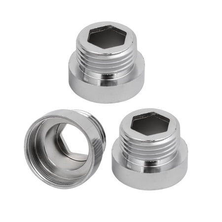 Unique Bargains 3pcs 1 2bsp Male To M24x1mm Female Thread